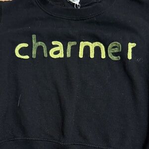Charmer Black Kids Sweatshirt